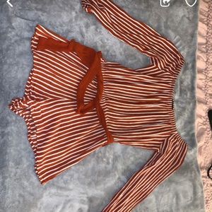 Forever 21 Off the Shoulder Romper SMALL